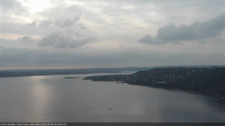 Lake Travis webcam, May 6, 2019 5:50 PM CT