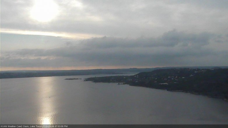Lake Travis webcam, May 6, 2019 6:05 PM CT
