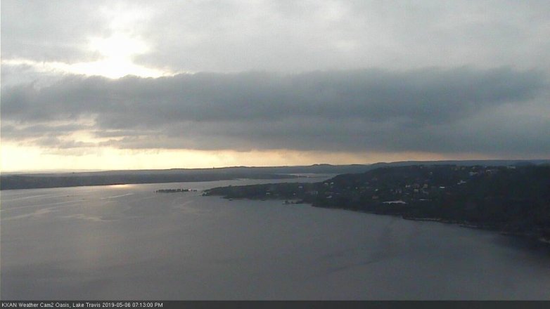 Lake Travis webcam, May 6, 2019 6:15 PM CT