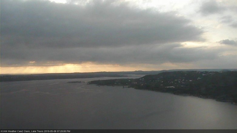 Lake Travis webcam, May 6, 2019 6:30 PM CT