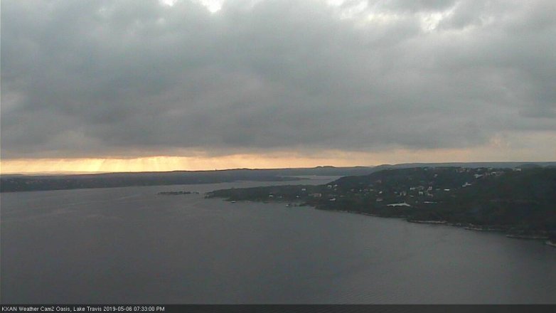 Lake Travis webcam, May 6, 2019 6:35 PM CT