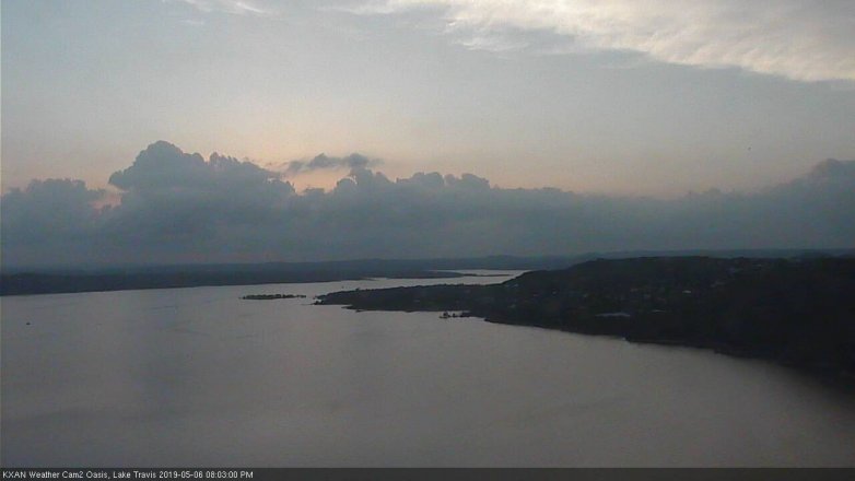 Lake Travis webcam, May 6, 2019 7:05 PM CT