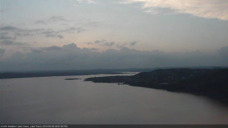 Lake Travis webcam, May 6, 2019 7:10 PM CT