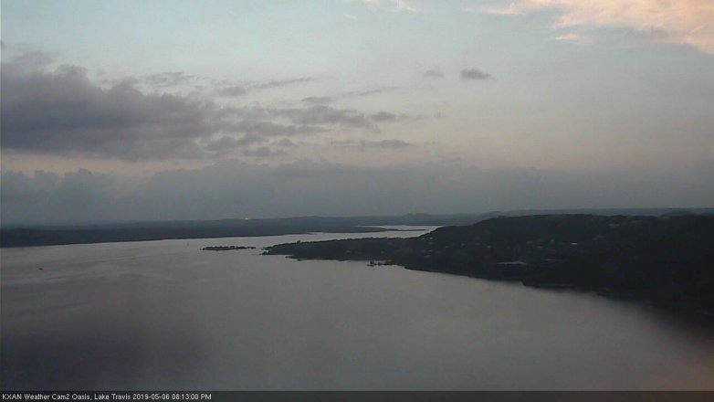 Lake Travis webcam, May 6, 2019 7:15 PM CT