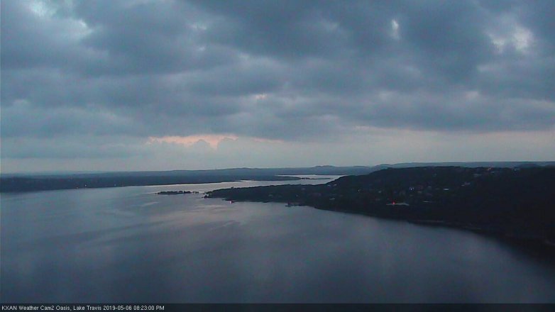 Lake Travis webcam, May 6, 2019 7:25 PM CT