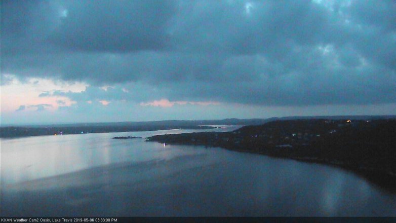 Lake Travis webcam, May 6, 2019 7:35 PM CT