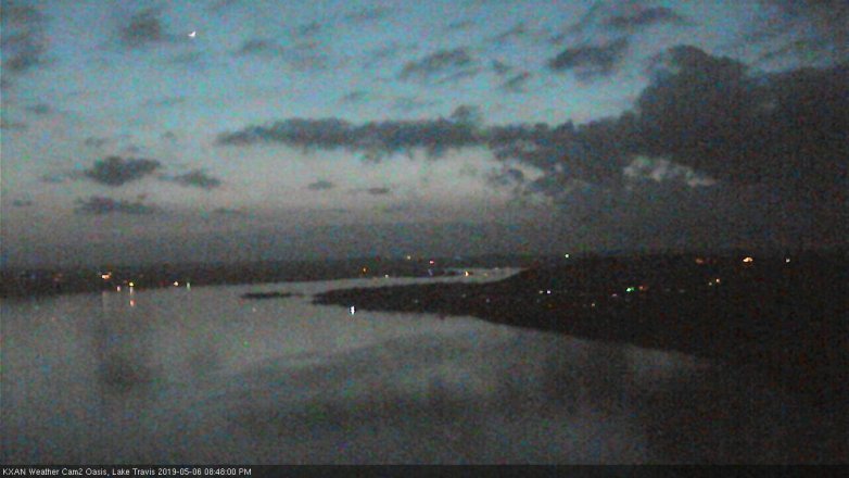 Lake Travis webcam, May 6, 2019 7:50 PM CT