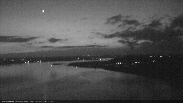 Lake Travis webcam, May 6, 2019 7:55 PM CT