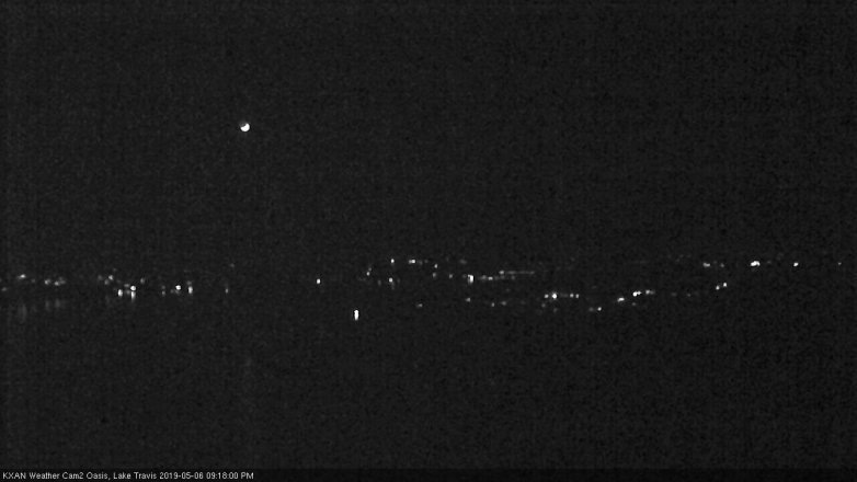 Lake Travis webcam, May 6, 2019 8:20 PM CT