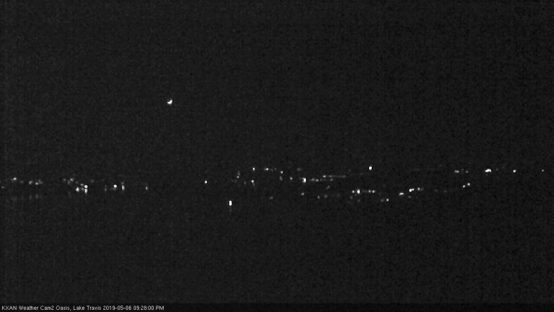 Lake Travis webcam, May 6, 2019 8:30 PM CT