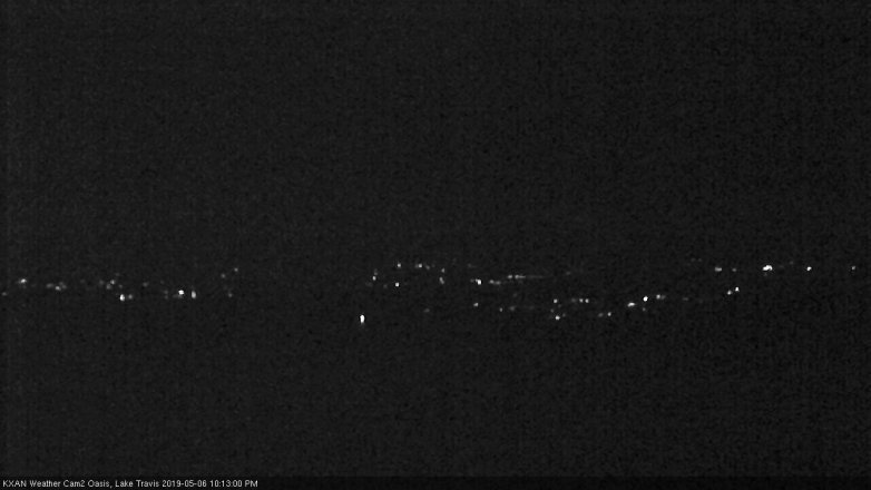 Lake Travis webcam, May 6, 2019 9:15 PM CT