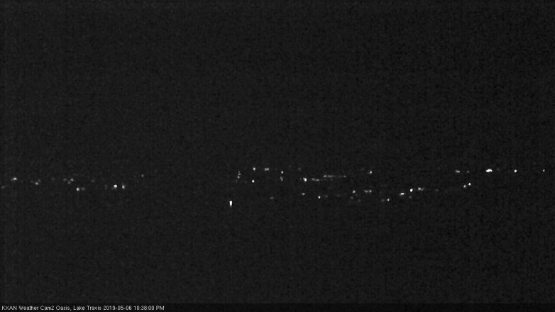 Lake Travis webcam, May 6, 2019 9:40 PM CT