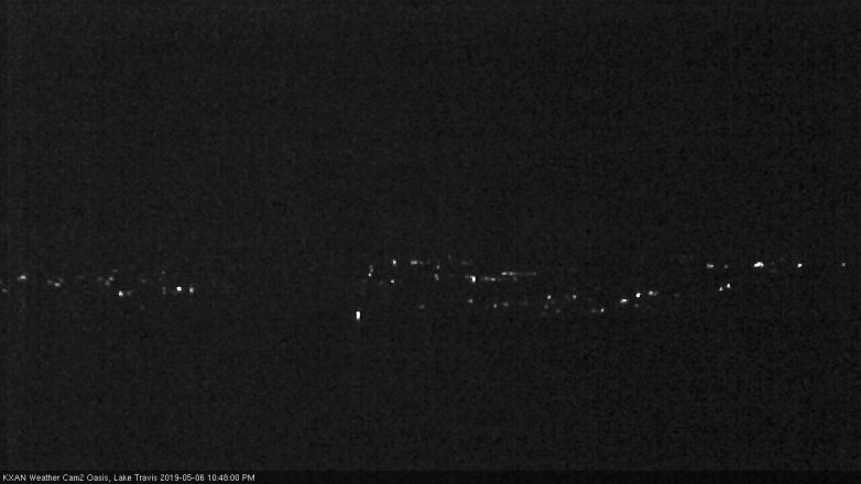 Lake Travis webcam, May 6, 2019 9:50 PM CT