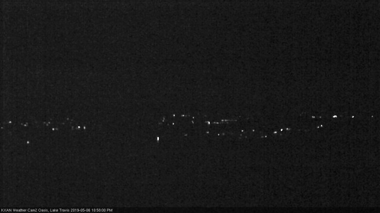 Lake Travis webcam, May 6, 2019 10:00 PM CT