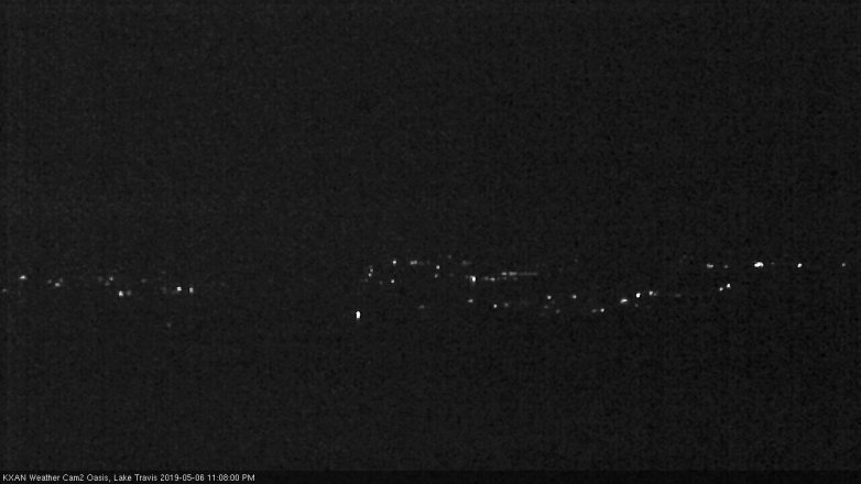 Lake Travis webcam, May 6, 2019 10:10 PM CT