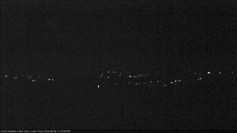 Lake Travis webcam, May 6, 2019 10:30 PM CT