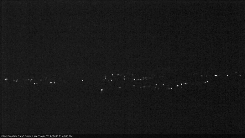 Lake Travis webcam, May 6, 2019 10:45 PM CT