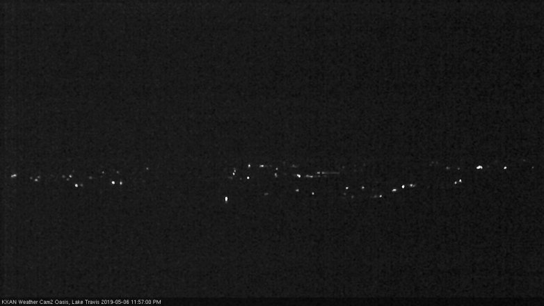 Lake Travis webcam, May 6, 2019 11:00 PM CT