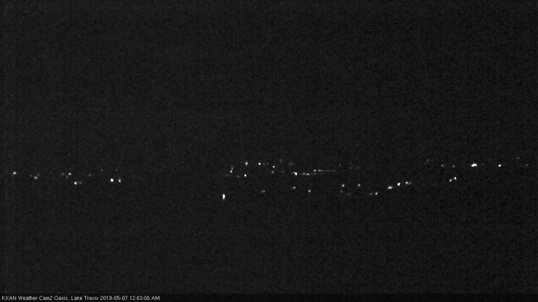 Lake Travis webcam, May 6, 2019 11:05 PM CT