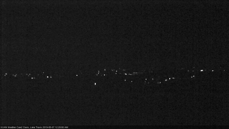 Lake Travis webcam, May 6, 2019 11:30 PM CT