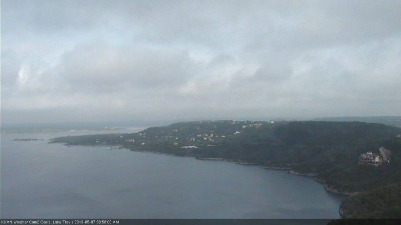Lake Travis webcam, May 7, 2019 9:00 AM CT