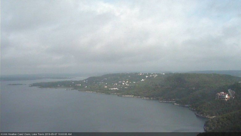 Lake Travis webcam, May 7, 2019 9:05 AM CT