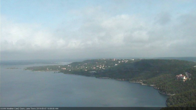 Lake Travis webcam, May 7, 2019 9:10 AM CT