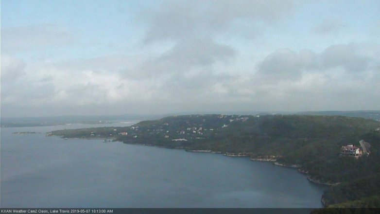 Lake Travis webcam, May 7, 2019 9:15 AM CT