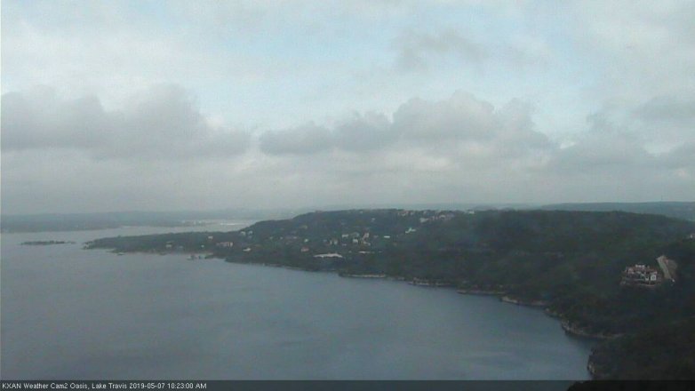 Lake Travis webcam, May 7, 2019 9:25 AM CT