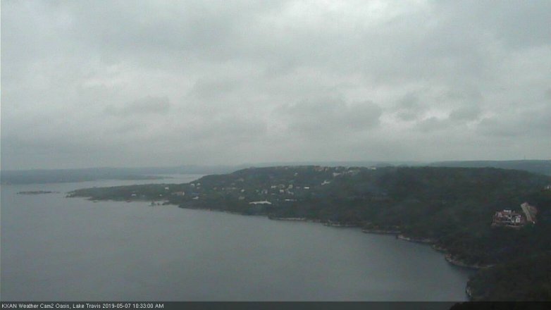 Lake Travis webcam, May 7, 2019 9:35 AM CT