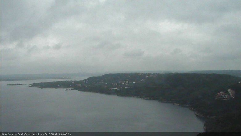 Lake Travis webcam, May 7, 2019 9:40 AM CT