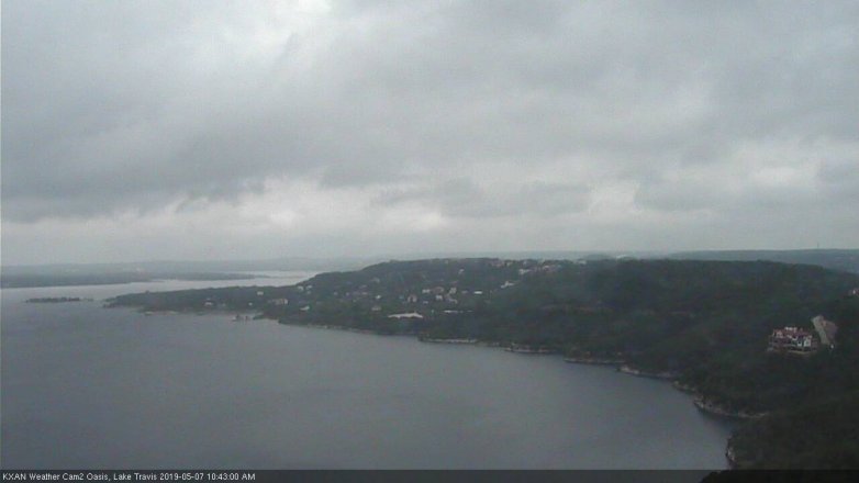 Lake Travis webcam, May 7, 2019 9:45 AM CT