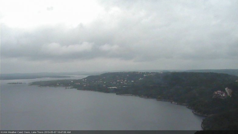 Lake Travis webcam, May 7, 2019 9:50 AM CT