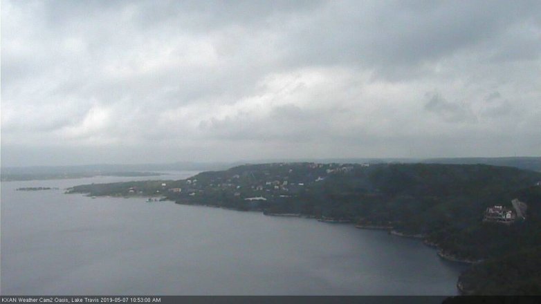 Lake Travis webcam, May 7, 2019 9:55 AM CT