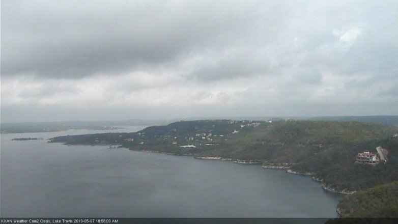 Lake Travis webcam, May 7, 2019 10:00 AM CT