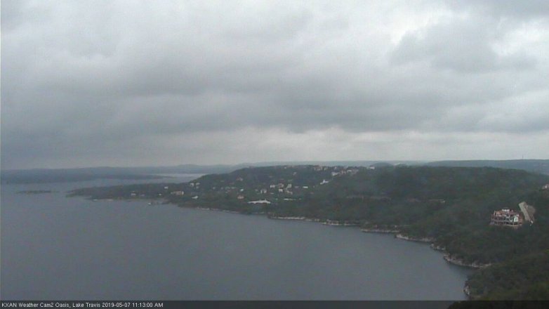Lake Travis webcam, May 7, 2019 10:15 AM CT