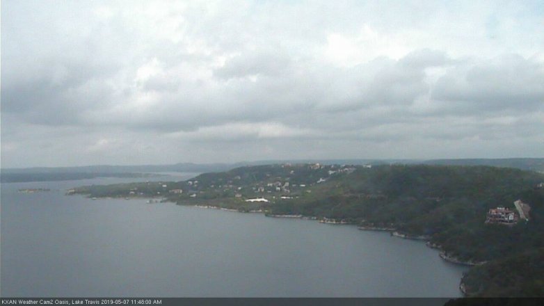 Lake Travis webcam, May 7, 2019 10:50 AM CT