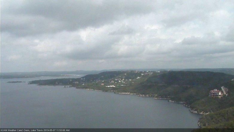 Lake Travis webcam, May 7, 2019 10:55 AM CT