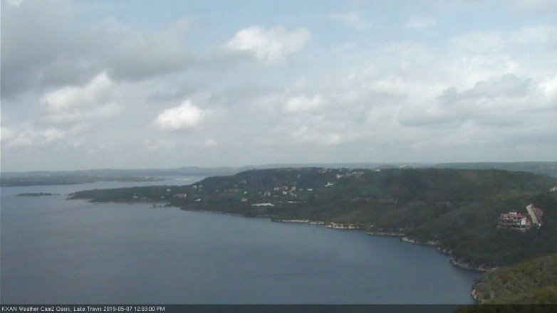 Lake Travis webcam, May 7, 2019 11:05 AM CT