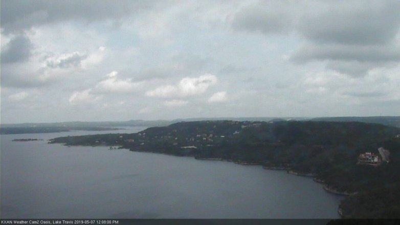 Lake Travis webcam, May 7, 2019 11:10 AM CT