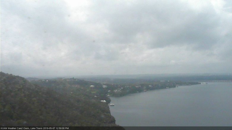 Lake Travis webcam, May 7, 2019 12:00 PM CT