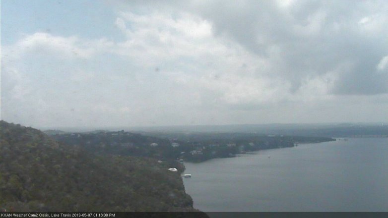 Lake Travis webcam, May 7, 2019 12:20 PM CT