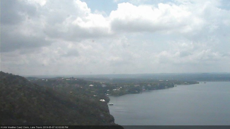 Lake Travis webcam, May 7, 2019 1:05 PM CT