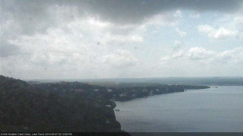 Lake Travis webcam, May 7, 2019 1:15 PM CT