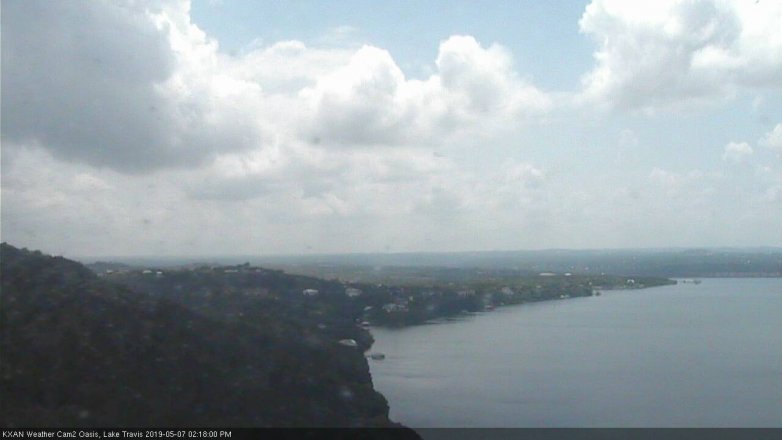 Lake Travis webcam, May 7, 2019 1:20 PM CT