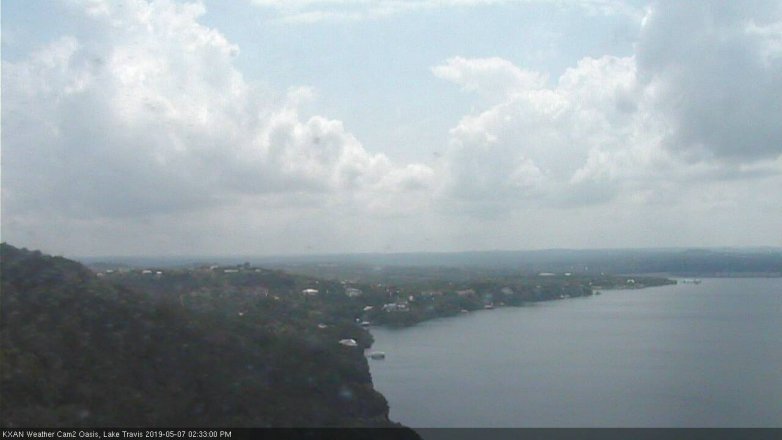 Lake Travis webcam, May 7, 2019 1:35 PM CT