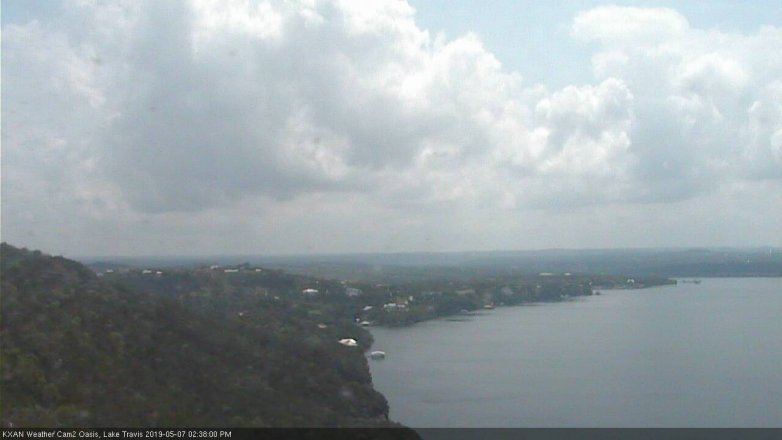 Lake Travis webcam, May 7, 2019 1:40 PM CT