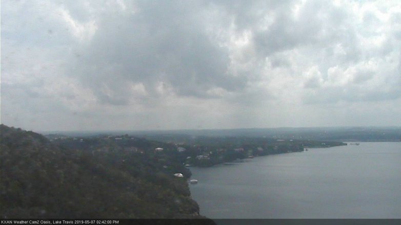 Lake Travis webcam, May 7, 2019 1:45 PM CT