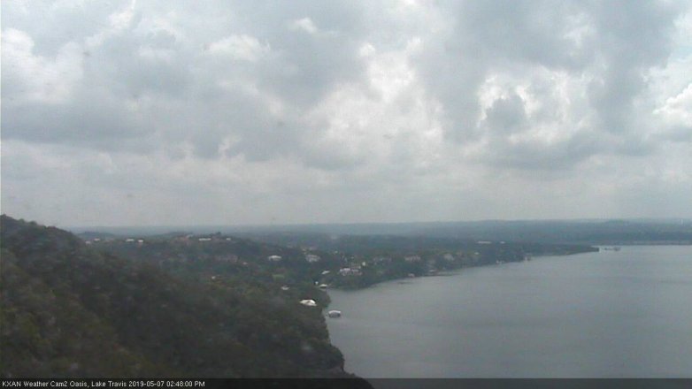 Lake Travis webcam, May 7, 2019 1:50 PM CT