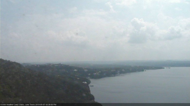 Lake Travis webcam, May 7, 2019 2:40 PM CT